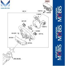 AIRBAG MODULE PASSENGER FOR HYUNDAI IX55 2006-15